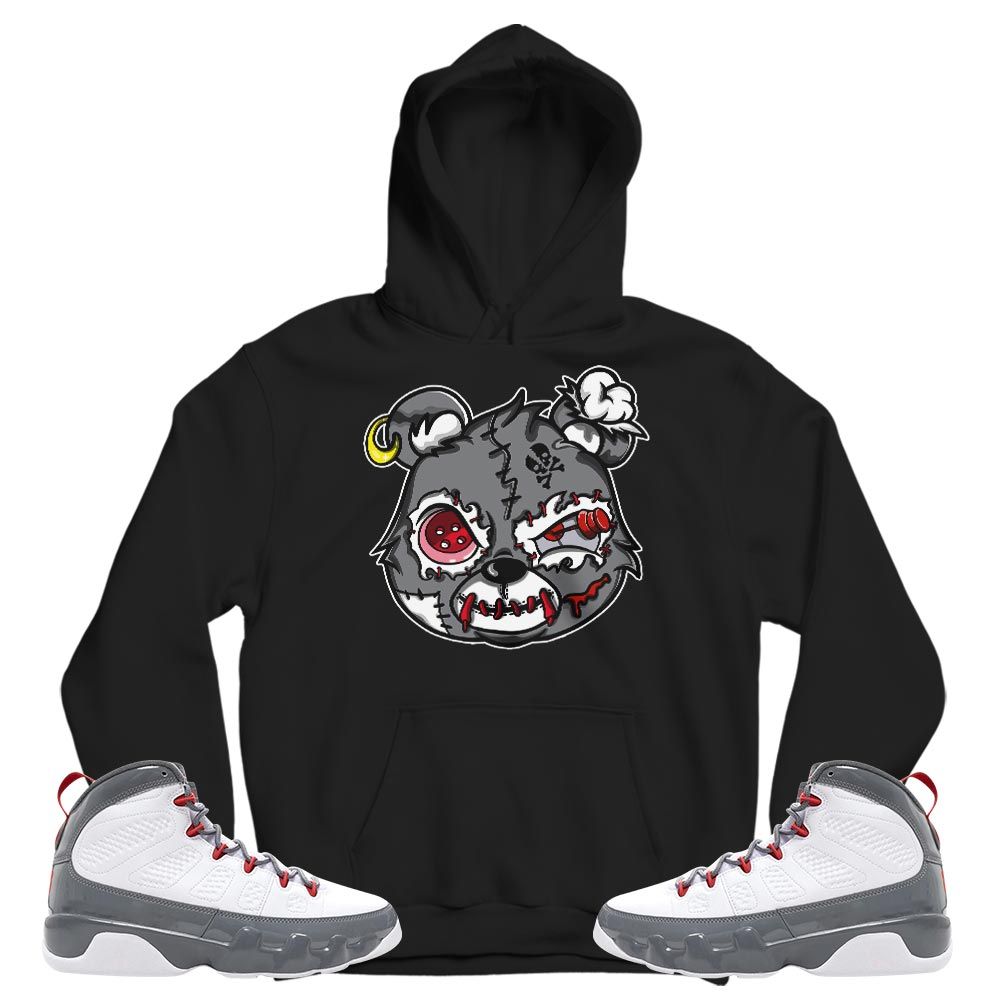 Horror Game Bear Sneaker Shirt Match Fire Red 9s, Jordan 9 Retro Fire Red MKO T-Shirt