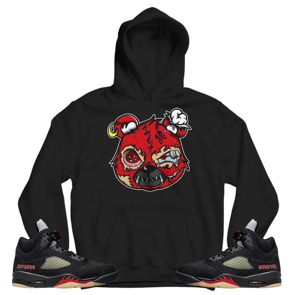 Horror Game Bear Sneaker Shirt Match Gore-Tex 5s, Jordan 5 GORE-TEX Off Noir MKO T-Shirt