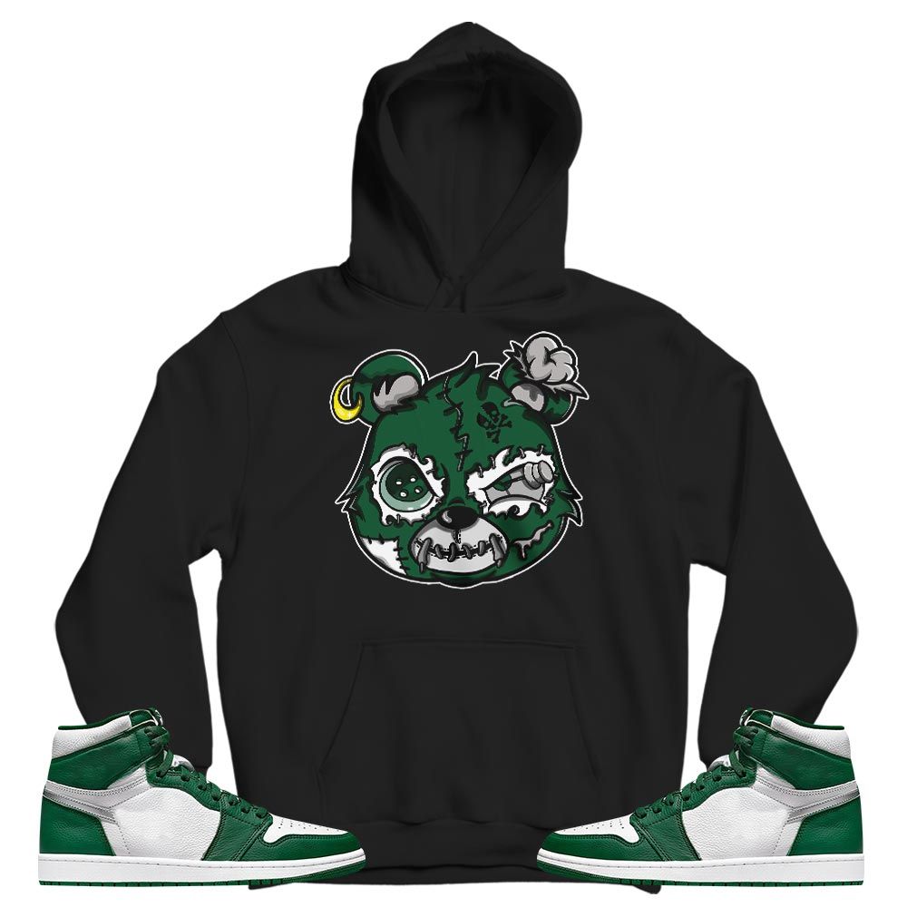 Horror Game Bear Sneaker Shirt Match High Gorge Green 1s, Jordan 1 Retro High Gorge Green MKO T-Shirt