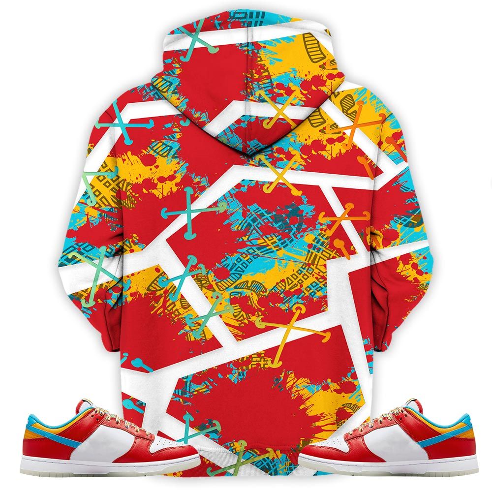 Horror Game Midnight Bear Sneaker Shirt Match Fruity Pebbles Shoes, Dunk Low Fruity Pebbles Hoodie Sweatshirt Tee All Over Print MKO Shirt