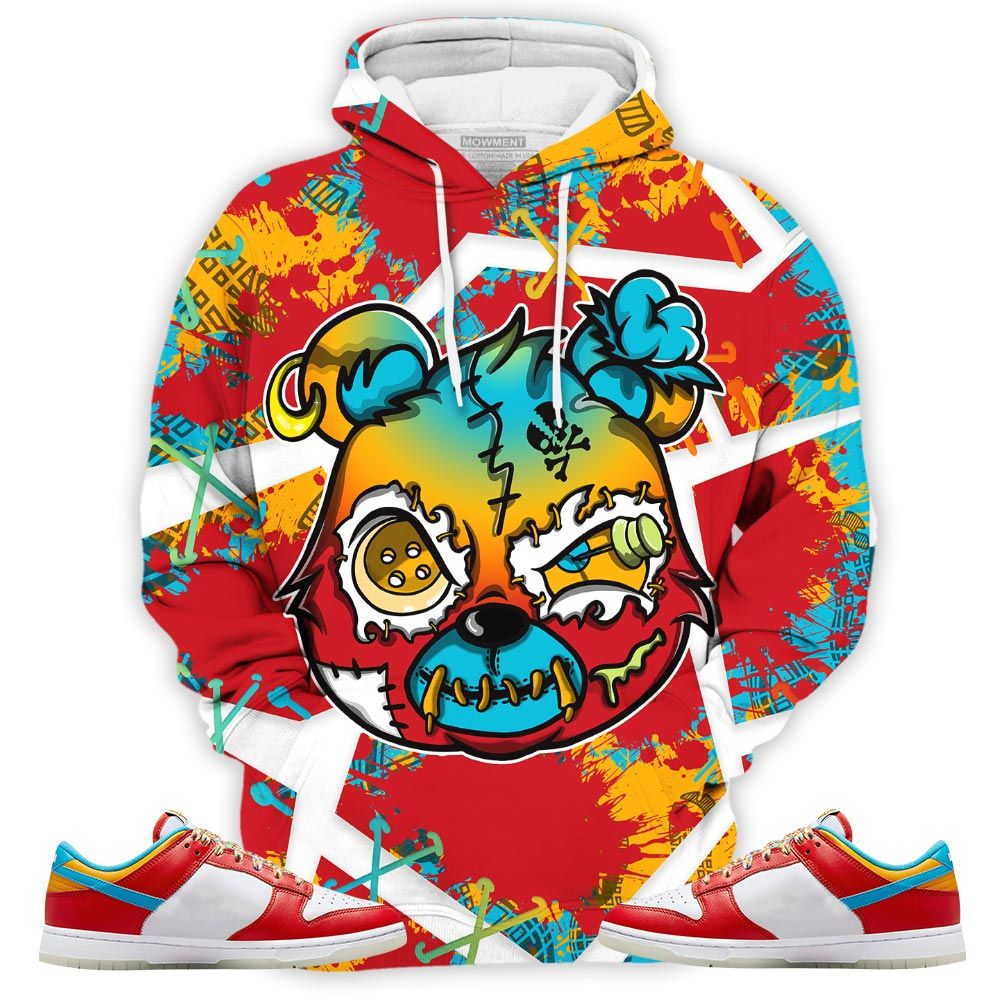 Horror Game Midnight Bear Sneaker Shirt Match Fruity Pebbles Shoes, Dunk Low Fruity Pebbles Hoodie Sweatshirt Tee All Over Print MKO Shirt Horror Game Midnight Bear Sneaker Shirt Match Fruity Pebbles Shoes, Dunk Low Fruity Pebbles Hoodie Sweatshirt Tee All Over Print MKO Shirt