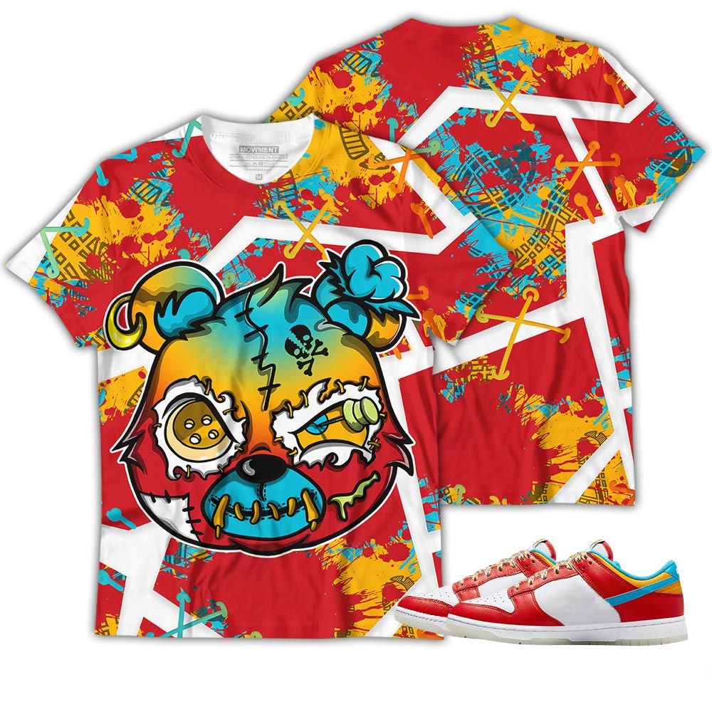 Horror Game Midnight Bear Sneaker Shirt Match Fruity Pebbles Shoes, Dunk Low Fruity Pebbles Hoodie Sweatshirt Tee All Over Print MKO Shirt Horror Game Midnight Bear Sneaker Shirt Match Fruity Pebbles Shoes, Dunk Low Fruity Pebbles Hoodie Sweatshirt Tee All Over Print MKO Shirt