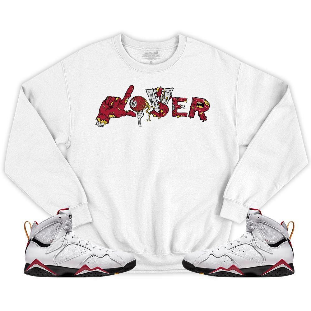 Horror Loser Lover Sneaker Shirt Match Cardinal 7s, Jordan 7 Retro Cardinal MKO T-Shirt Horror Loser Lover Sneaker Shirt Match Cardinal 7s, Jordan 7 Retro Cardinal MKO T-Shirt