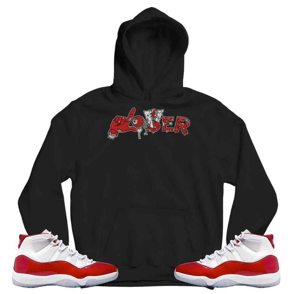 Horror Loser Lover Sneaker Shirt Match Cherry 11s, Jordan 11 Retro Cherry MKO T-Shirt