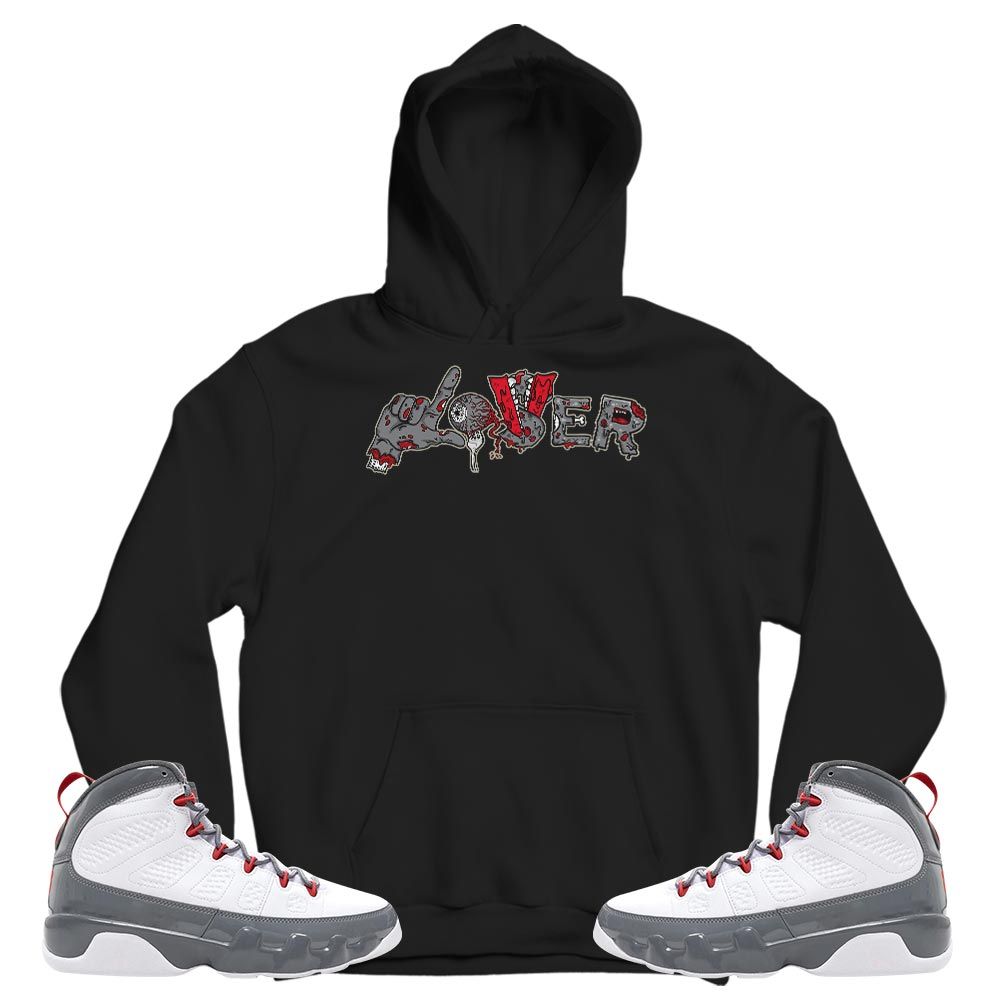 Horror Loser Lover Sneaker Shirt Match Fire Red 9s, Jordan 9 Retro Fire Red MKO T-Shirt