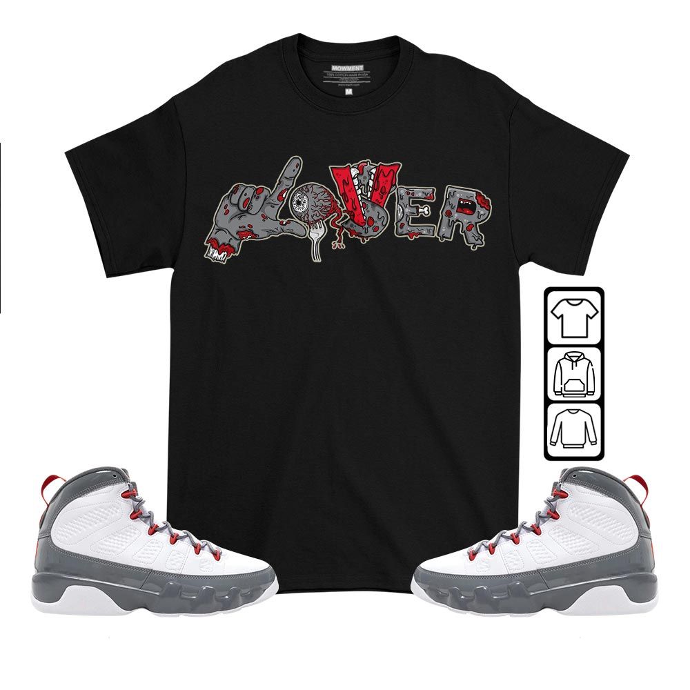 Horror Loser Lover Sneaker Shirt Match Fire Red 9s, Jordan 9 Retro Fire Red MKO T-Shirt Horror Loser Lover Sneaker Shirt Match Fire Red 9s, Jordan 9 Retro Fire Red MKO T-Shirt