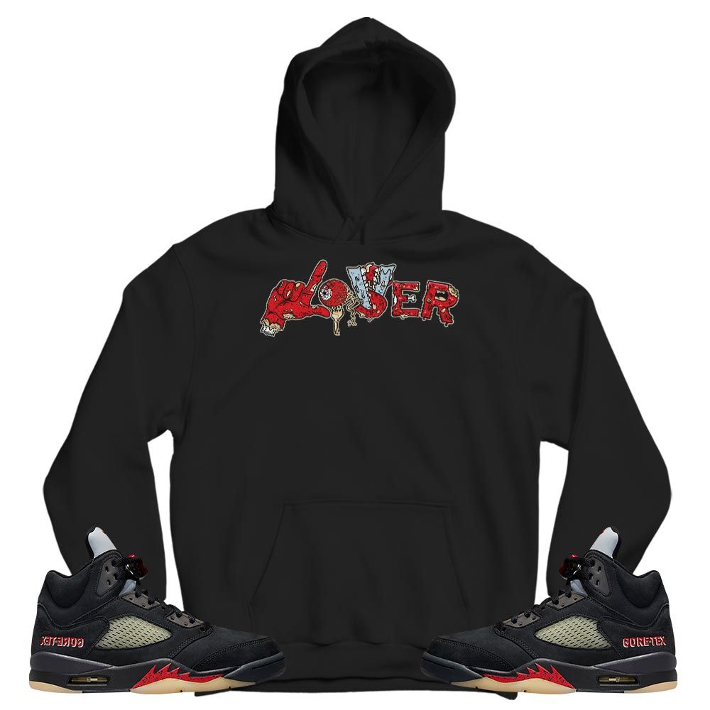 Horror Loser Lover Sneaker Shirt Match Gore-Tex 5s, Jordan 5 GORE-TEX Off Noir MKO T-Shirt