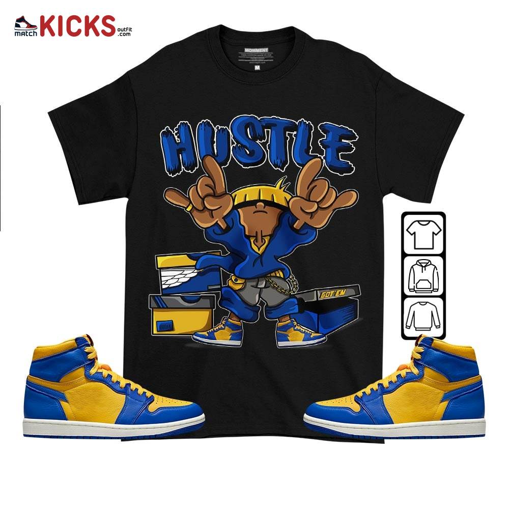 Hustle Sneaker Shirt Match 2023 Laney 1s, Jordan 1 Retro High Laney MKO T-Shirt Hustle Sneaker Shirt Match 2023 Laney 1s, Jordan 1 Retro High Laney MKO T-Shirt