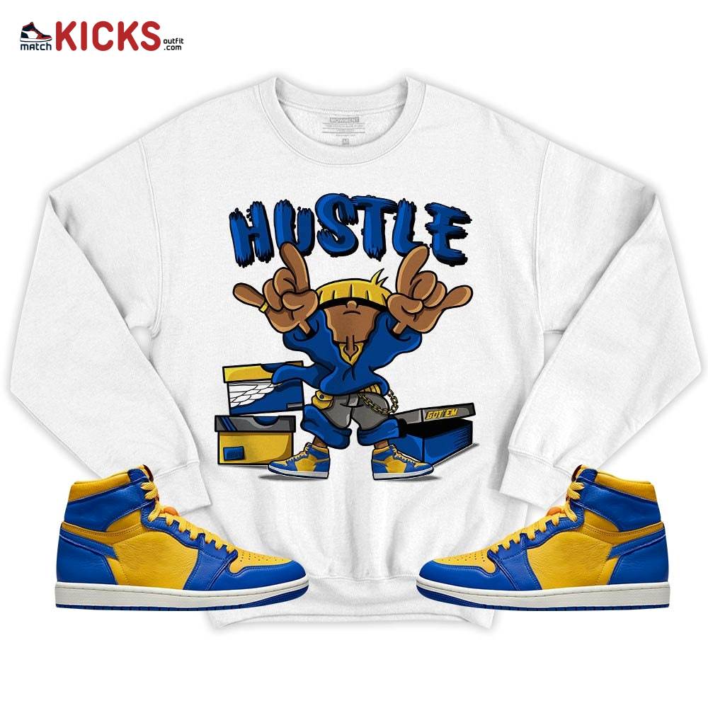 Hustle Sneaker Shirt Match 2023 Laney 1s, Jordan 1 Retro High Laney MKO T-Shirt Hustle Sneaker Shirt Match 2023 Laney 1s, Jordan 1 Retro High Laney MKO T-Shirt