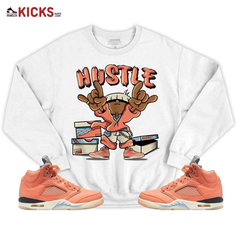 Hustle Sneaker Shirt Match Crimson Bliss 5s, Jordan 5 DJ Khaled Crimson Bliss MKO T-Shirt Hustle Sneaker Shirt Match Crimson Bliss 5s, Jordan 5 DJ Khaled Crimson Bliss MKO T-Shirt