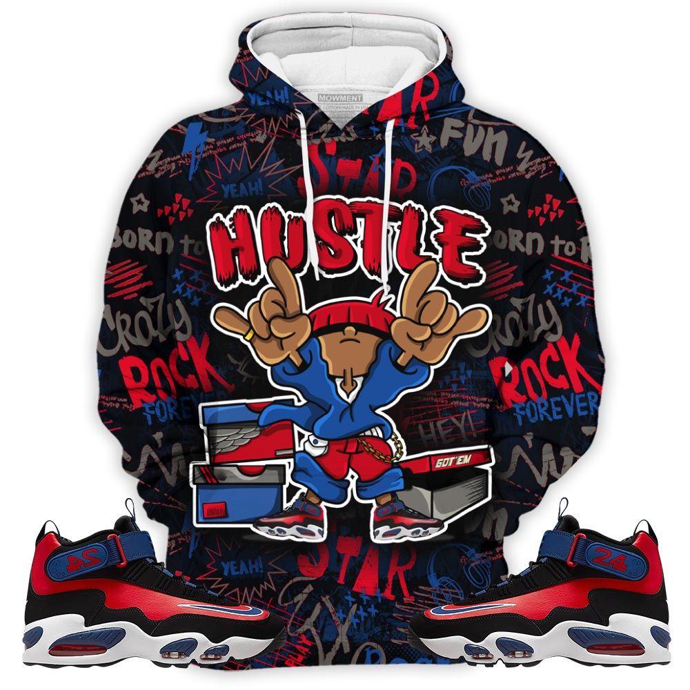 Hustle Sneaker Shirt Match Max 1 Navy Red Black, Air Griffey Max 1 Black Red Navy Blue Hoodie Sweatshirt Tee All Over Print MKO Shirt Hustle Sneaker Shirt Match Max 1 Navy Red Black, Air Griffey Max 1 Black Red Navy Blue Hoodie Sweatshirt Tee All Over Print MKO Shirt