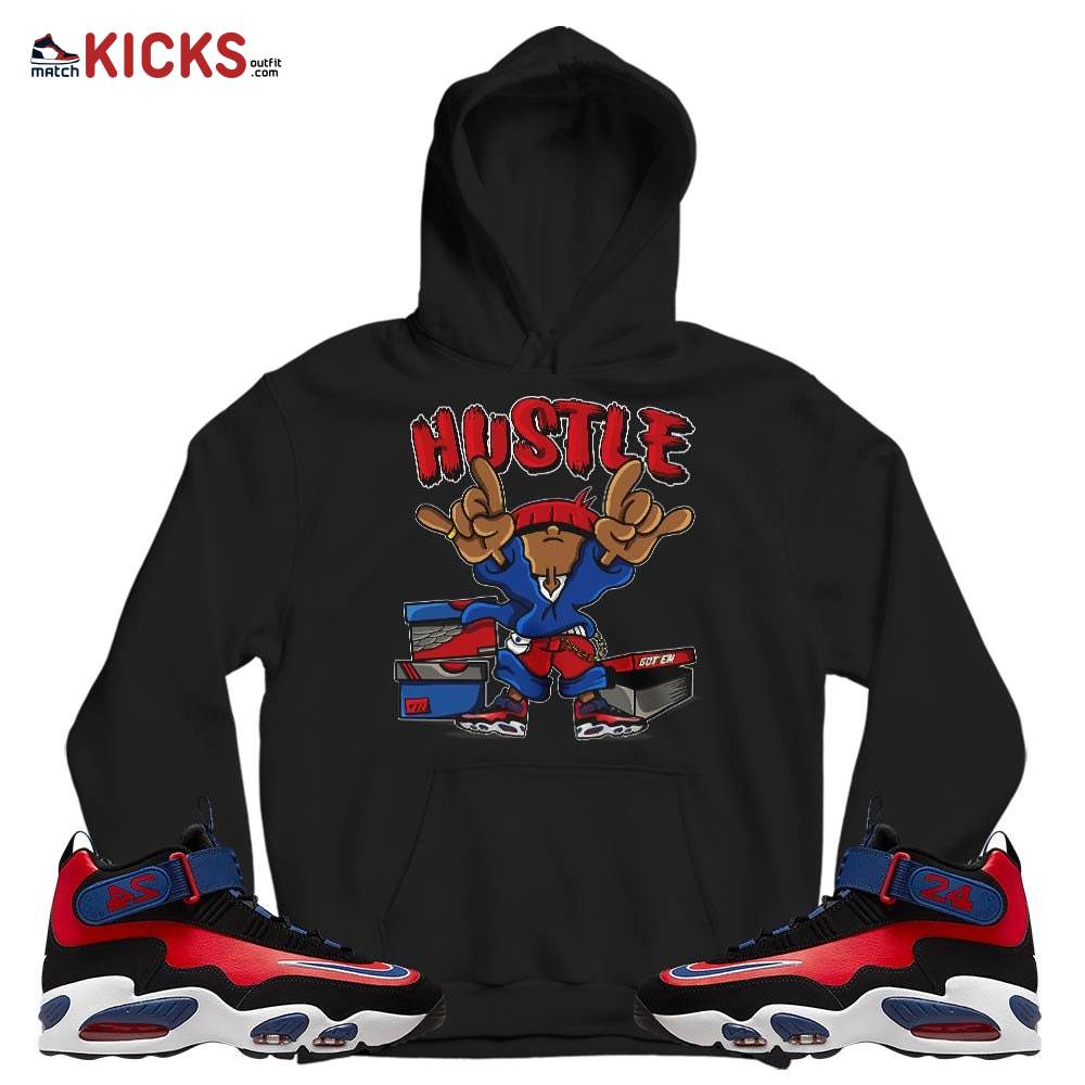 Hustle Sneaker Shirt Match Max 1 Navy Red Black, Air Griffey Max 1 Black Red Navy Blue MKO T-Shirt Hustle Sneaker Shirt Match Max 1 Navy Red Black, Air Griffey Max 1 Black Red Navy Blue MKO T-Shirt