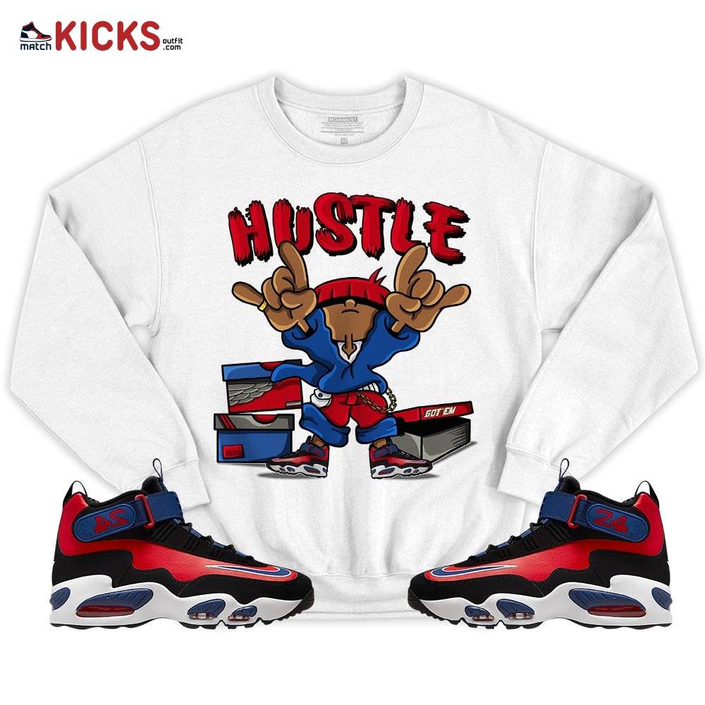 Hustle Sneaker Shirt Match Max 1 Navy Red Black, Air Griffey Max 1 Black Red Navy Blue MKO T-Shirt Hustle Sneaker Shirt Match Max 1 Navy Red Black, Air Griffey Max 1 Black Red Navy Blue MKO T-Shirt