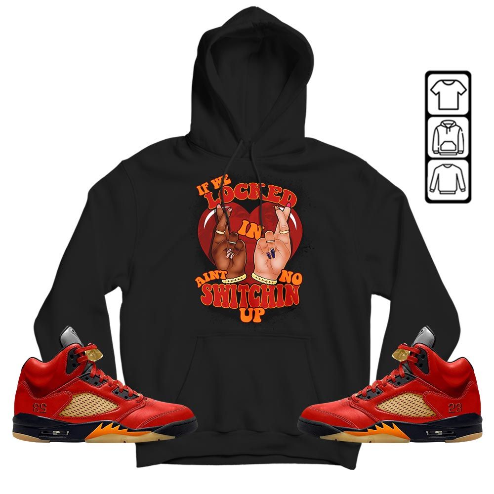 If We Locked In Sneaker Shirt Match 5 Dunk On Mars, Jordan 5 Mars For Her MKO T-Shirt If We Locked In Sneaker Shirt Match 5 Dunk On Mars, Jordan 5 Mars For Her MKO T-Shirt