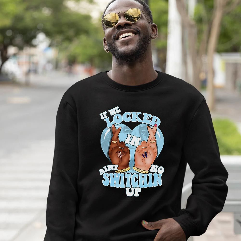 If We Locked In Sneaker Shirt Match Dunk High Blue Chill, Dunk High Homer Simpson MKO T-Shirt If We Locked In Sneaker Shirt Match Dunk High Blue Chill, Dunk High Homer Simpson MKO T-Shirt
