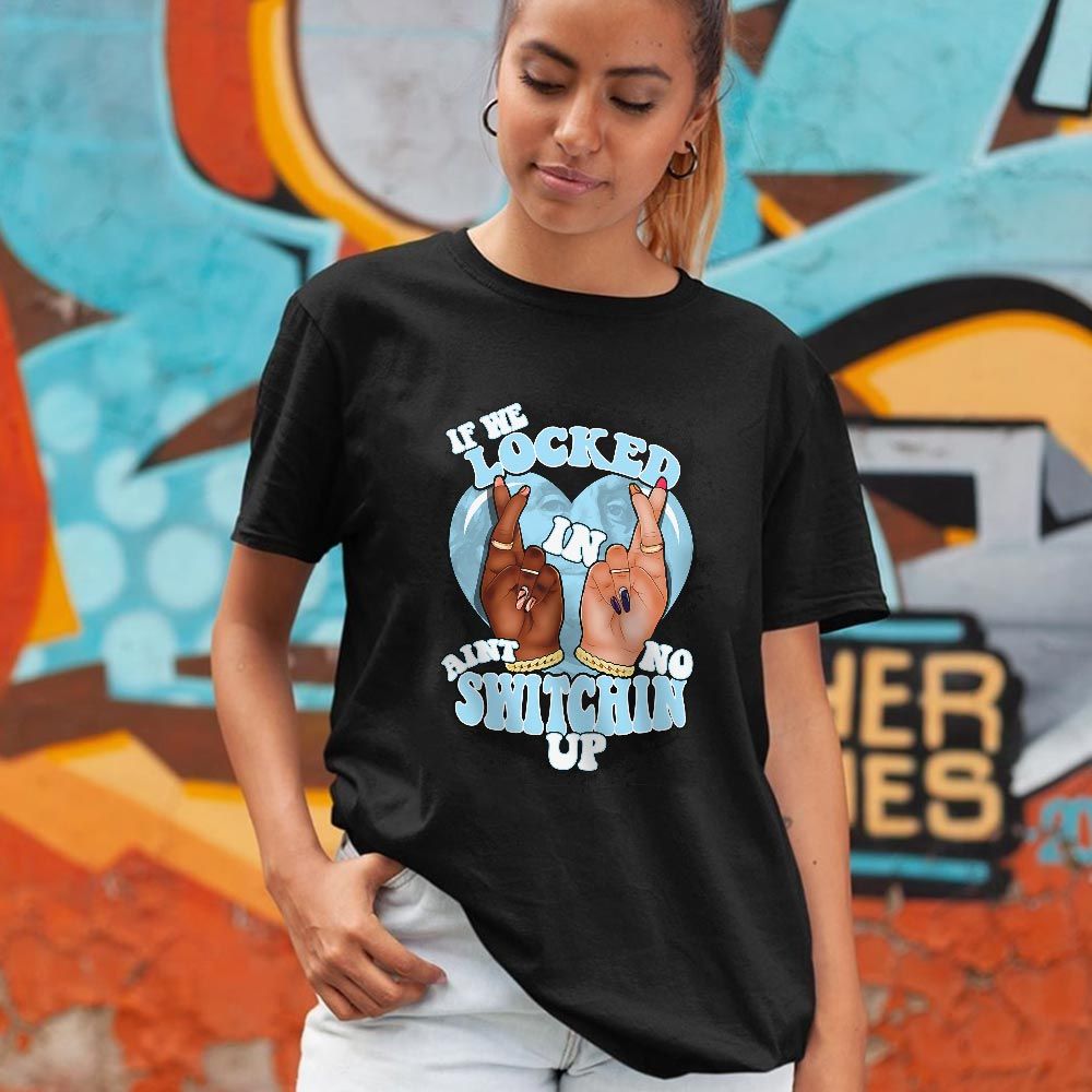If We Locked In Sneaker Shirt Match Dunk High Blue Chill, Dunk High Homer Simpson MKO T-Shirt If We Locked In Sneaker Shirt Match Dunk High Blue Chill, Dunk High Homer Simpson MKO T-Shirt