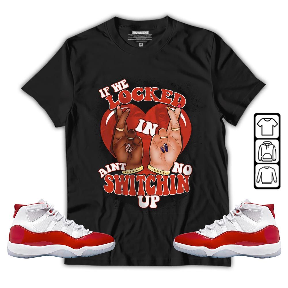 If We Locked In Sneaker Shirt Match Golf White Infrared 6s, Jordan 6 Low Infrared MKO T-Shirt
