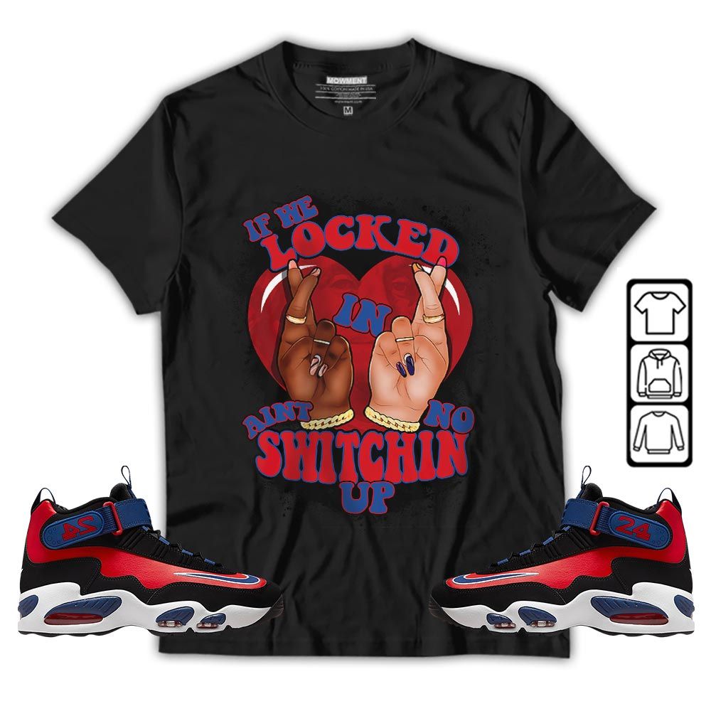 If We Locked In Sneaker Shirt Match Max 1 Navy Red Black, Air Griffey Max 1 Black Red Navy Blue MKO T-Shirt If We Locked In Sneaker Shirt Match Max 1 Navy Red Black, Air Griffey Max 1 Black Red Navy Blue MKO T-Shirt