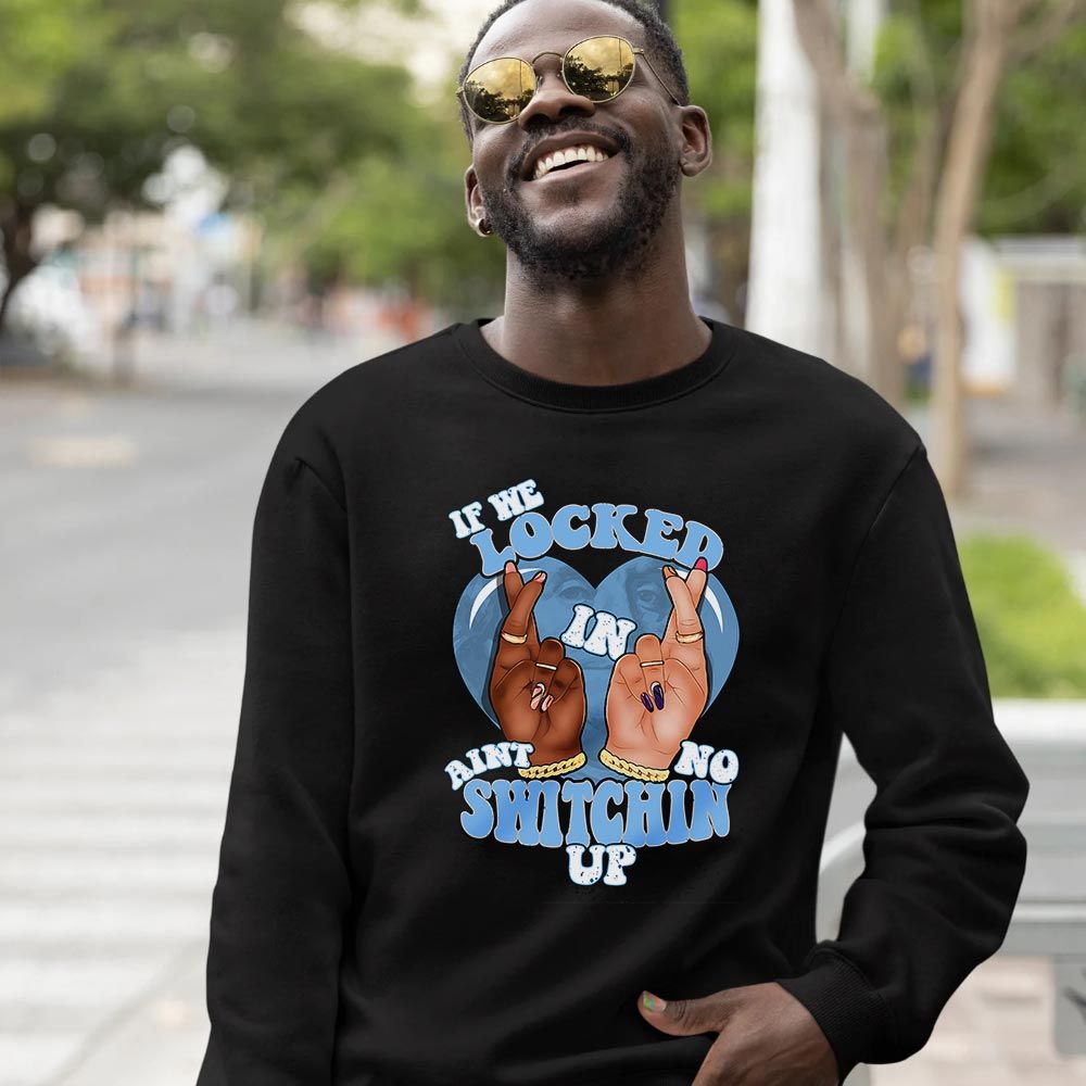 If We Locked In Sneaker Shirt Match Retro University Blue 5s, Jordan 5 University Blue MKO Hoodie If We Locked In Sneaker Shirt Match Retro University Blue 5s, Jordan 5 University Blue MKO Hoodie