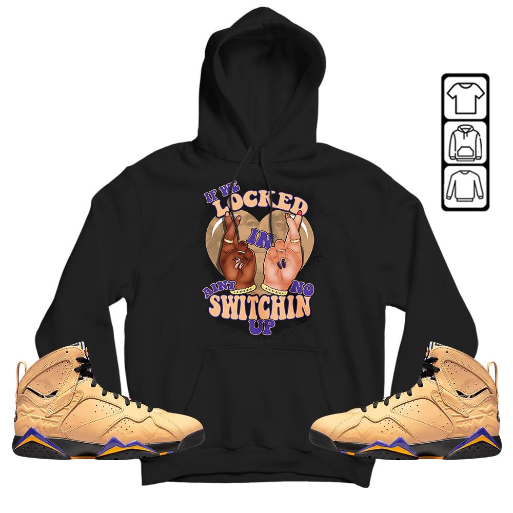 If We Locked In Sneaker Shirt Match Retro Vachetta Tan 7s, Jordan 7 SE Afrobeats MKO T-Shirt If We Locked In Sneaker Shirt Match Retro Vachetta Tan 7s, Jordan 7 SE Afrobeats MKO T-Shirt