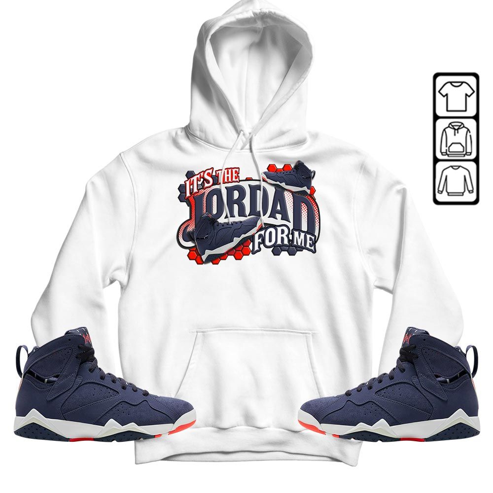 Its The For Me Sneaker Shirt Match 7 Neutral Indigo, Jordan 7 Quai 54 MKO T-Shirt
