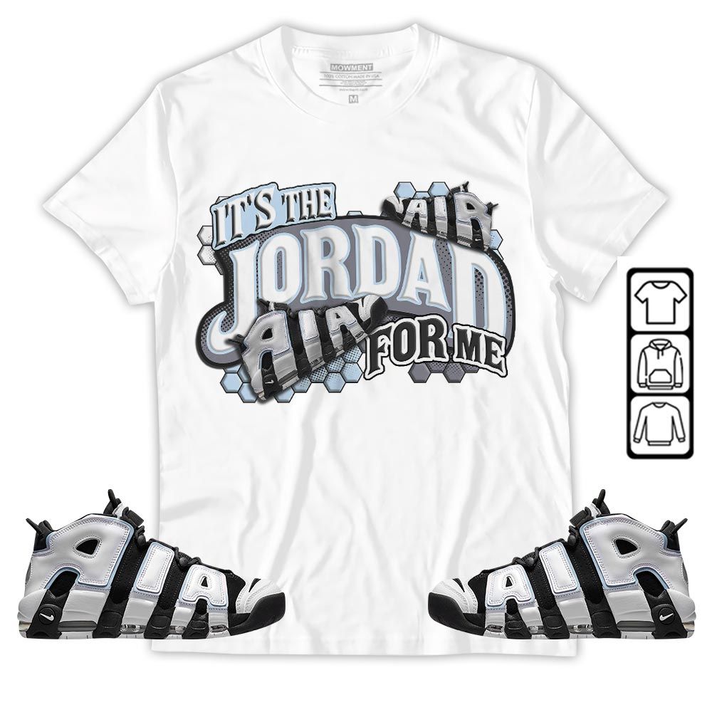 Its The For Me Sneaker Shirt Match Uptempo Cobalt Bliss, Air More Uptempo Cobalt Bliss MKO Hoodie