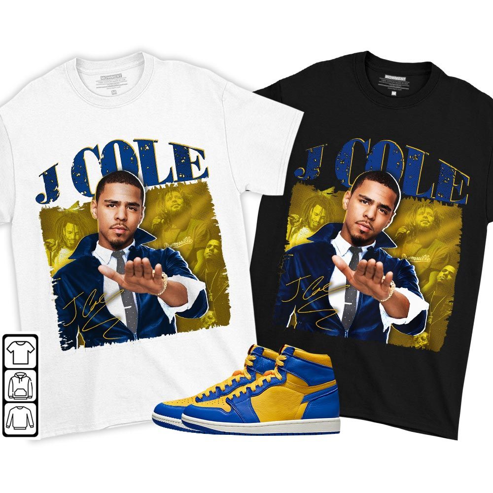 J Cole SIGN Sneaker Shirt Match 2023 Laney 1s, Jordan 1 Retro High Laney MKO T-Shirt J Cole SIGN Sneaker Shirt Match 2023 Laney 1s, Jordan 1 Retro High Laney MKO T-Shirt
