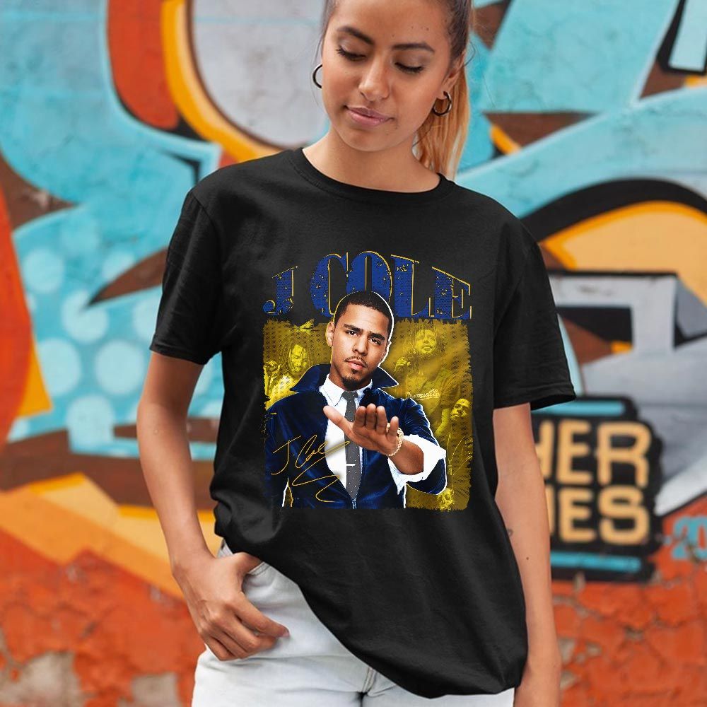 J Cole SIGN Sneaker Shirt Match 2023 Laney 1s, Jordan 1 Retro High Laney MKO T-Shirt J Cole SIGN Sneaker Shirt Match 2023 Laney 1s, Jordan 1 Retro High Laney MKO T-Shirt