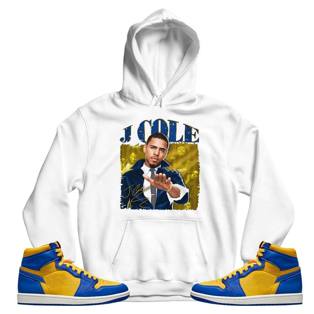 J Cole SIGN Sneaker Shirt Match 2023 Laney 1s, Jordan 1 Retro High Laney MKO T-Shirt J Cole SIGN Sneaker Shirt Match 2023 Laney 1s, Jordan 1 Retro High Laney MKO T-Shirt