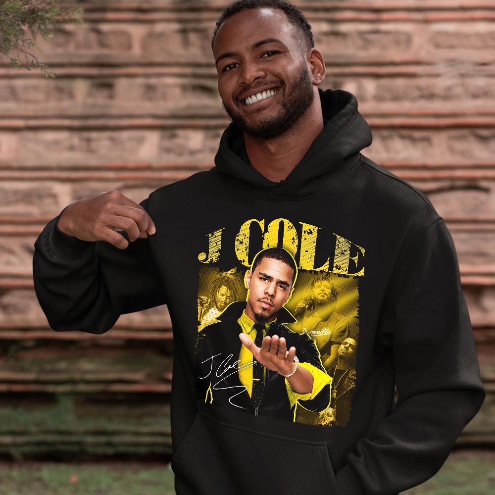J Cole SIGN Sneaker Shirt Match 2023 Thunder 4s, Jordan Retro 4 Thunder MKO T-Shirt J Cole SIGN Sneaker Shirt Match 2023 Thunder 4s, Jordan Retro 4 Thunder MKO T-Shirt