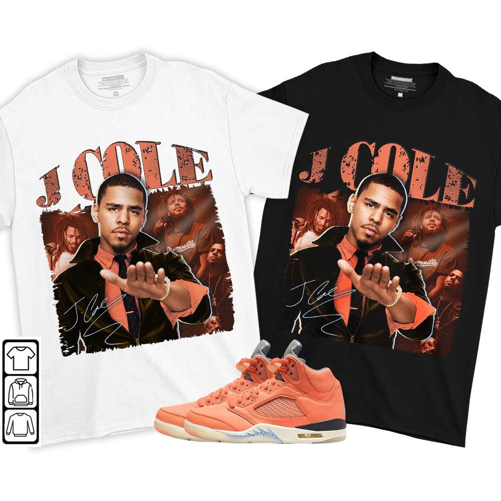 J Cole SIGN Sneaker Shirt Match Crimson Bliss 5s, Jordan 5 DJ Khaled Crimson Bliss MKO T-Shirt J Cole SIGN Sneaker Shirt Match Crimson Bliss 5s, Jordan 5 DJ Khaled Crimson Bliss MKO T-Shirt