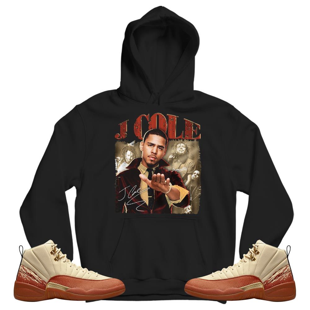 J Cole SIGN Sneaker Shirt Match Eastside Golf 12s, Jordan 12 Retro Eastside Golf MKO T-Shirt