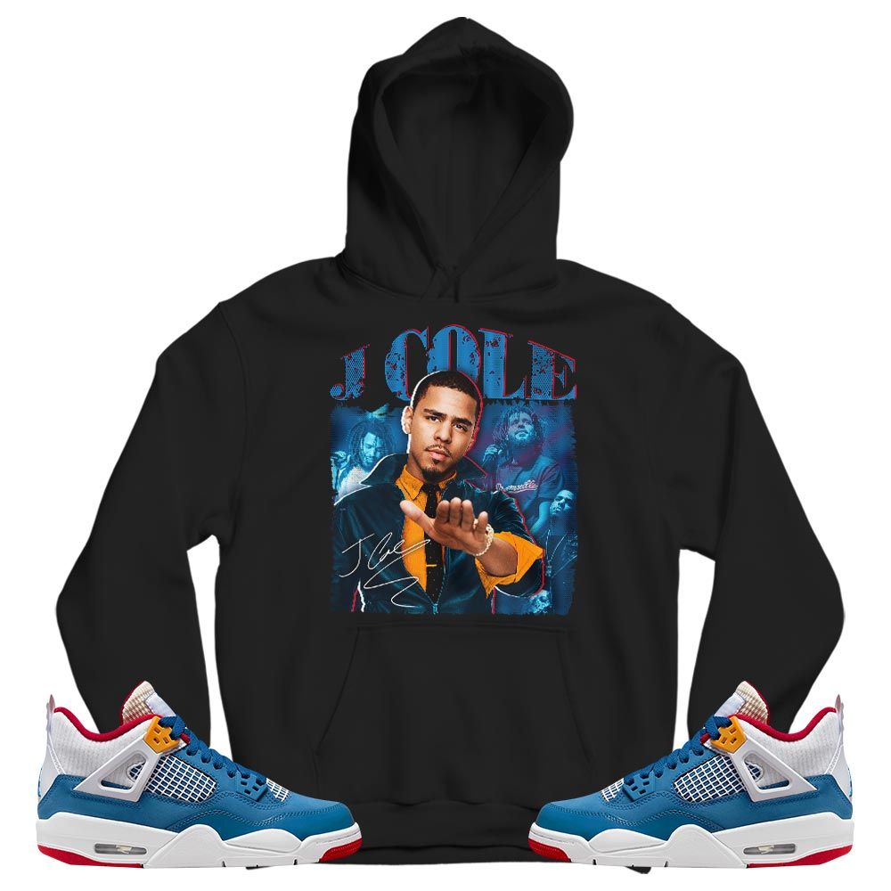 J Cole SIGN Sneaker Shirt Match Messy Room 4s, Jordan 4 GS Messy Room MKO T-Shirt