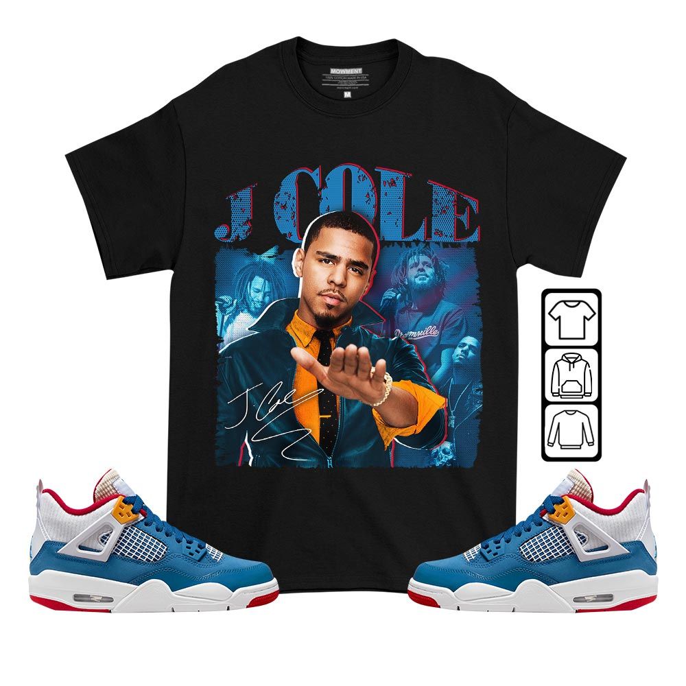 J Cole SIGN Sneaker Shirt Match Messy Room 4s, Jordan 4 GS Messy Room MKO T-Shirt J Cole SIGN Sneaker Shirt Match Messy Room 4s, Jordan 4 GS Messy Room MKO T-Shirt
