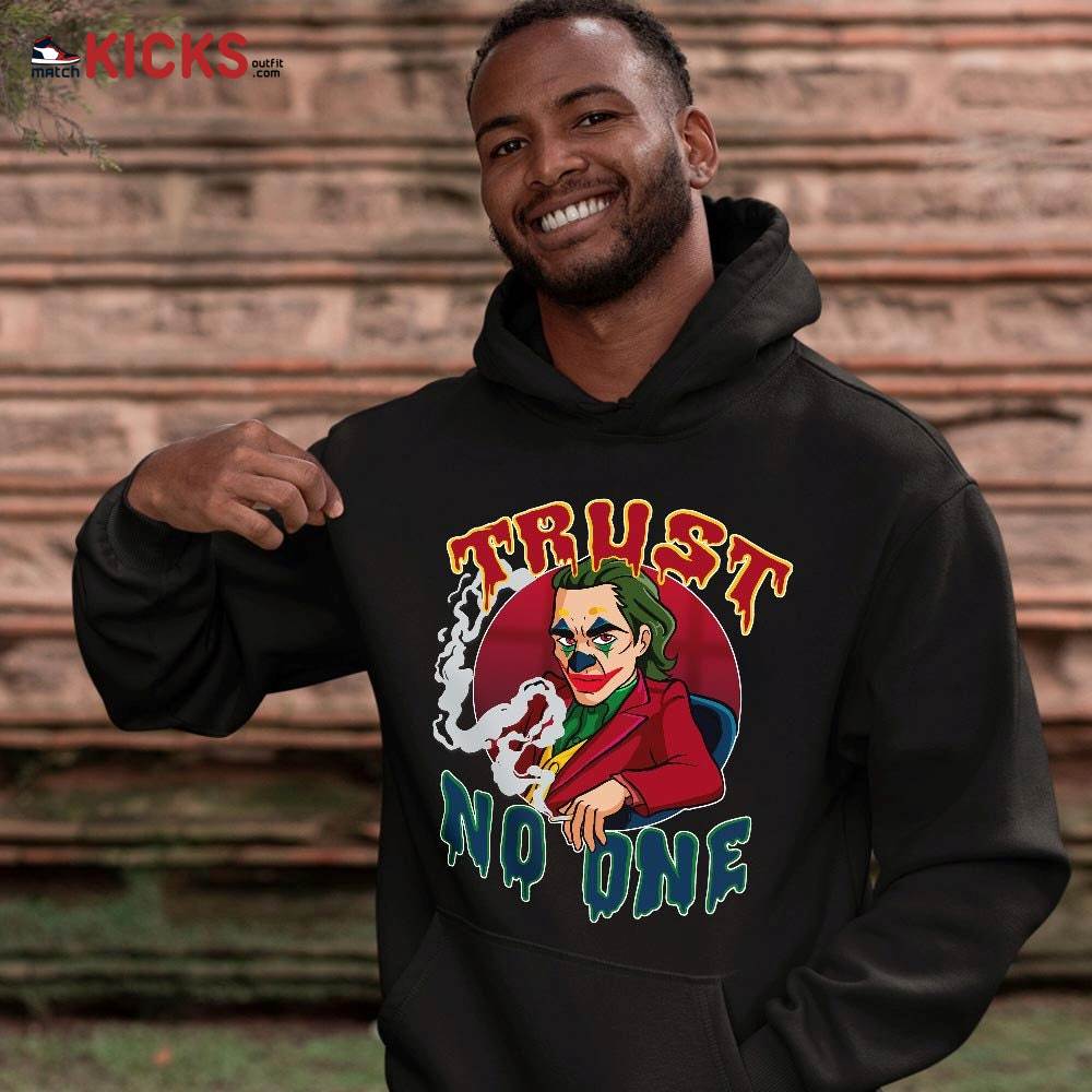 Joker Trus No One Sneaker Shirt Match Multi Color 2022 1s, Jordan 1 Mid Multi Color 2022 MKO T-Shirt Joker Trus No One Sneaker Shirt Match Multi Color 2022 1s, Jordan 1 Mid Multi Color 2022 MKO T-Shirt