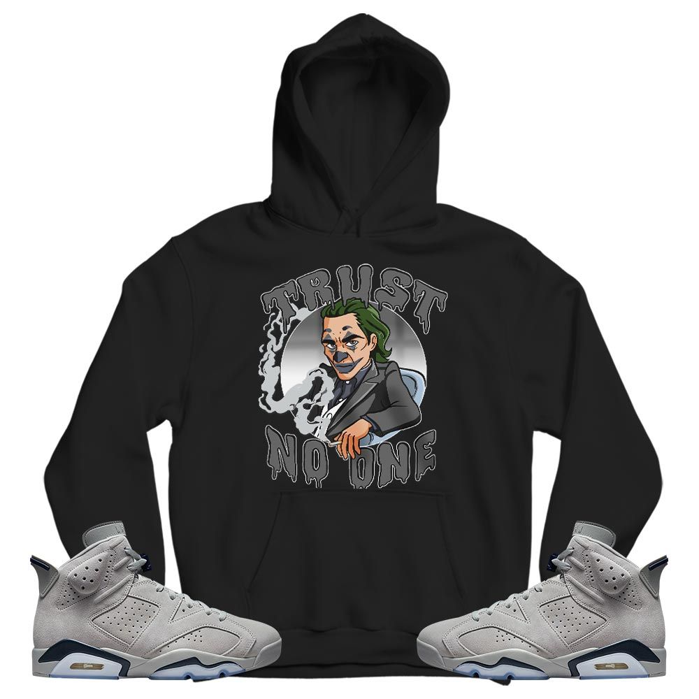 Joker Trust No One Sneaker Shirt Match Georgetown 6s, Jordan 6 Retro Georgetown MKO T-Shirt