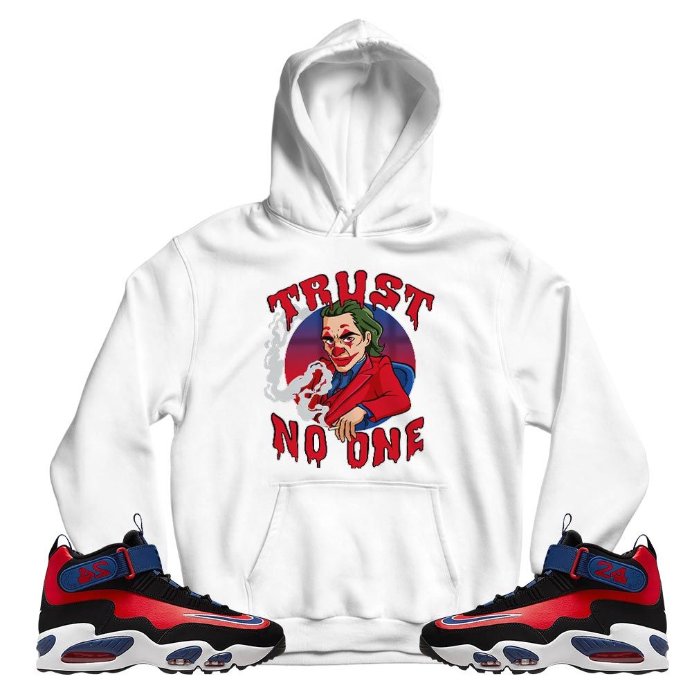 Joker Trust No One Sneaker Shirt Match Max 1 Navy Red Black, Air Griffey Max 1 Black Red Navy Blue MKO T-Shirt Joker Trust No One Sneaker Shirt Match Max 1 Navy Red Black, Air Griffey Max 1 Black Red Navy Blue MKO T-Shirt