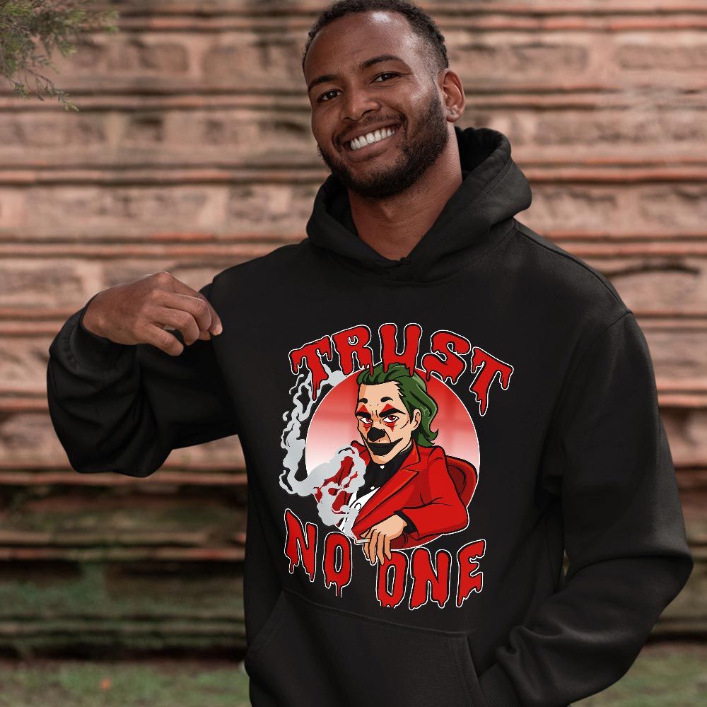 Joker Trust No One Sneaker Shirt Match Retro Playoffs 13s, Jordan 13 Playoffs MKO T-Shirt Joker Trust No One Sneaker Shirt Match Retro Playoffs 13s, Jordan 13 Playoffs MKO T-Shirt