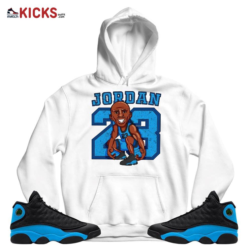 Jordan 23 Supperstar Sneaker Shirt Match Black University Blue 13s, Jordan 13 Black University Blue 2022 MKO T-Shirt Jordan 23 Supperstar Sneaker Shirt Match Black University Blue 13s, Jordan 13 Black University Blue 2022 MKO T-Shirt