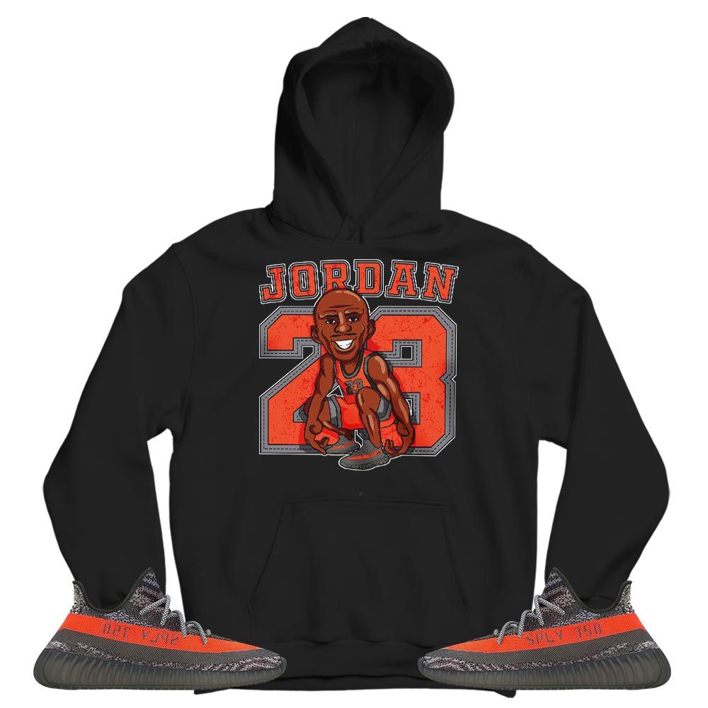 Jordan 23 Supperstar Sneaker Shirt Match Boots 350 V2 Dark Beluga, Yeezy 350 V2 Carbon Beluga MKO T-Shirt