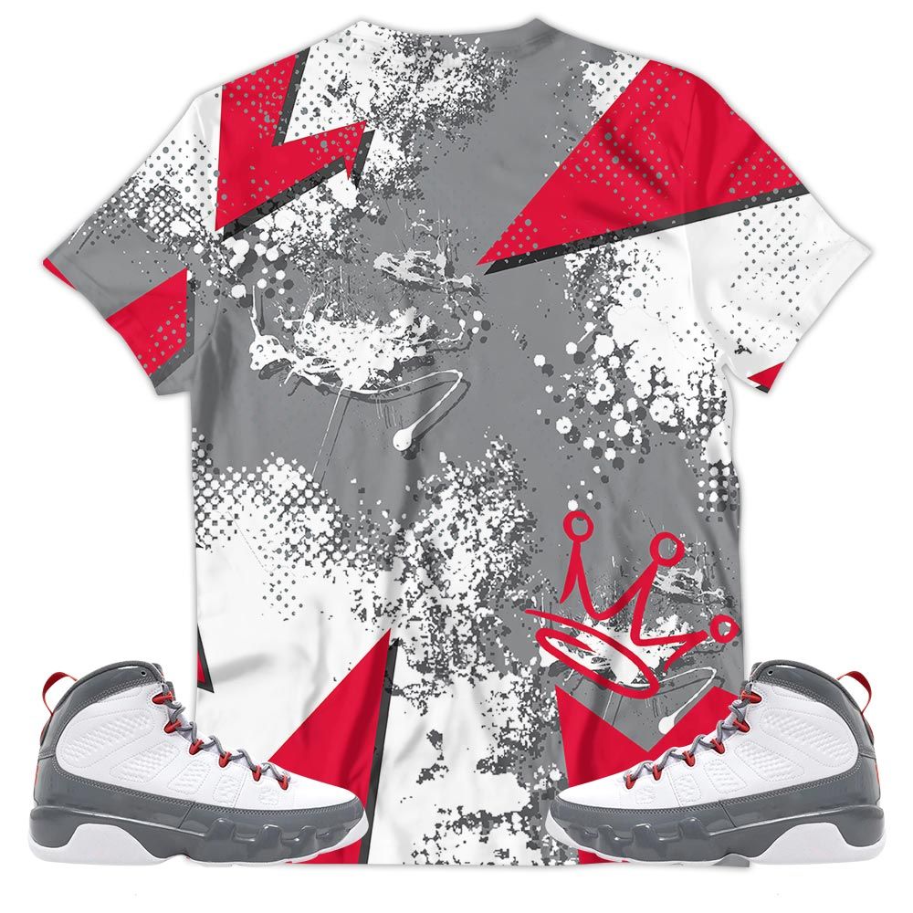 Jordan 23 Supperstar Sneaker Shirt Match Fire Red 9S, Jordan 9 Retro Fire Red Hoodie Sweatshirt Tee All Over Print MKO Shirt