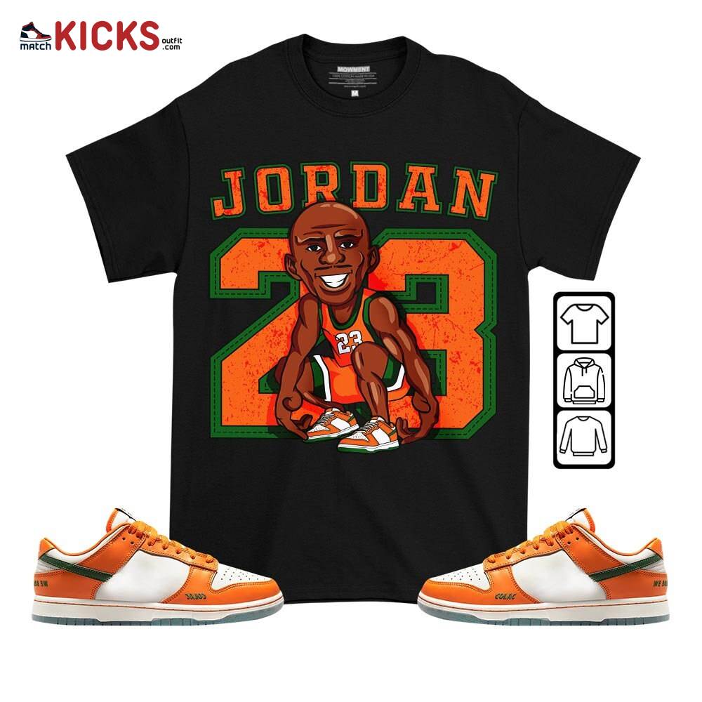 Jordan 23 Supperstar Sneaker Shirt Match Florida A and M University, Dunk Low Florida A and M University MKO T-Shirt