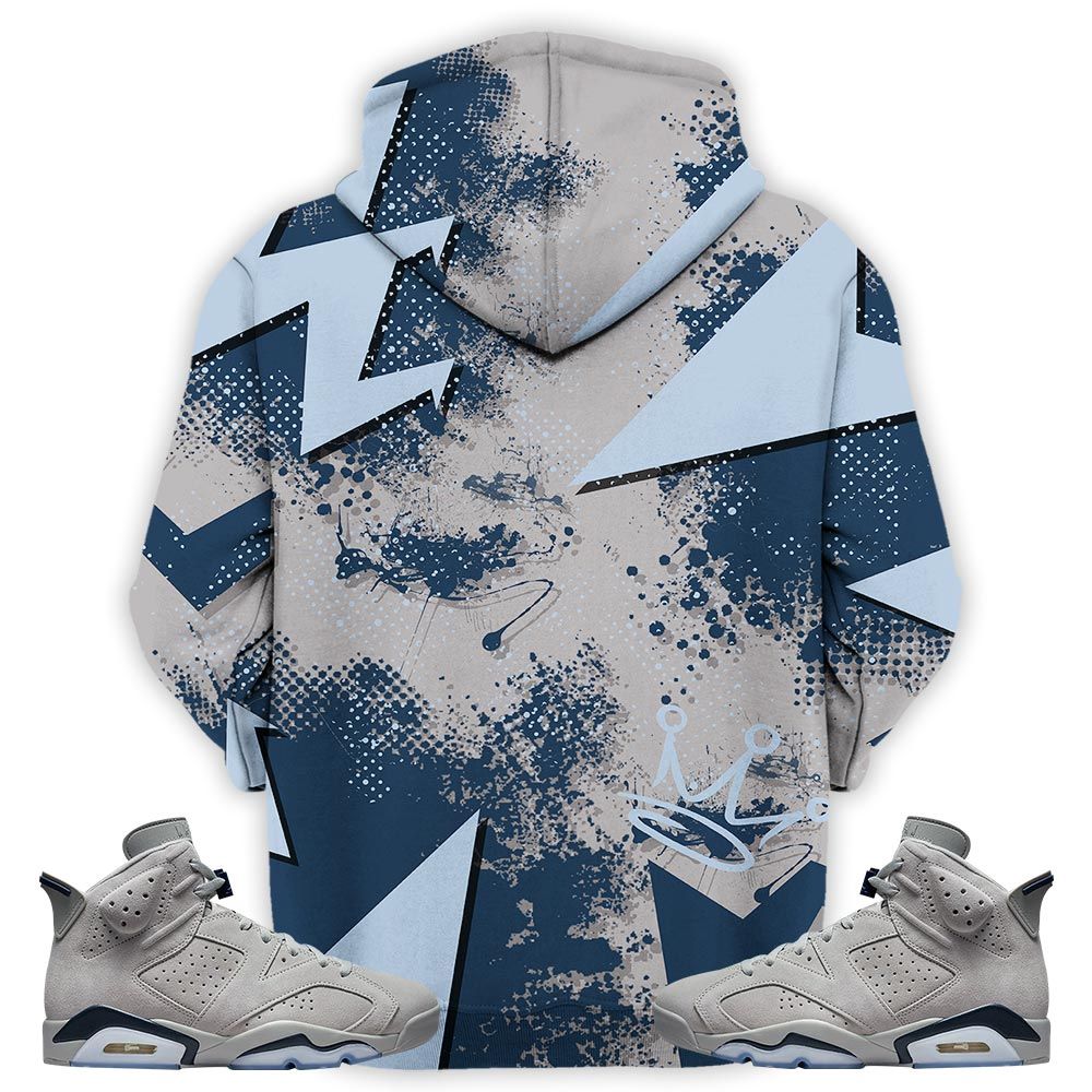 Jordan 23 Supperstar Sneaker Shirt Match Georgetown 6S, Jordan 6 Retro Georgetown Hoodie Sweatshirt Tee All Over Print MKO Shirt
