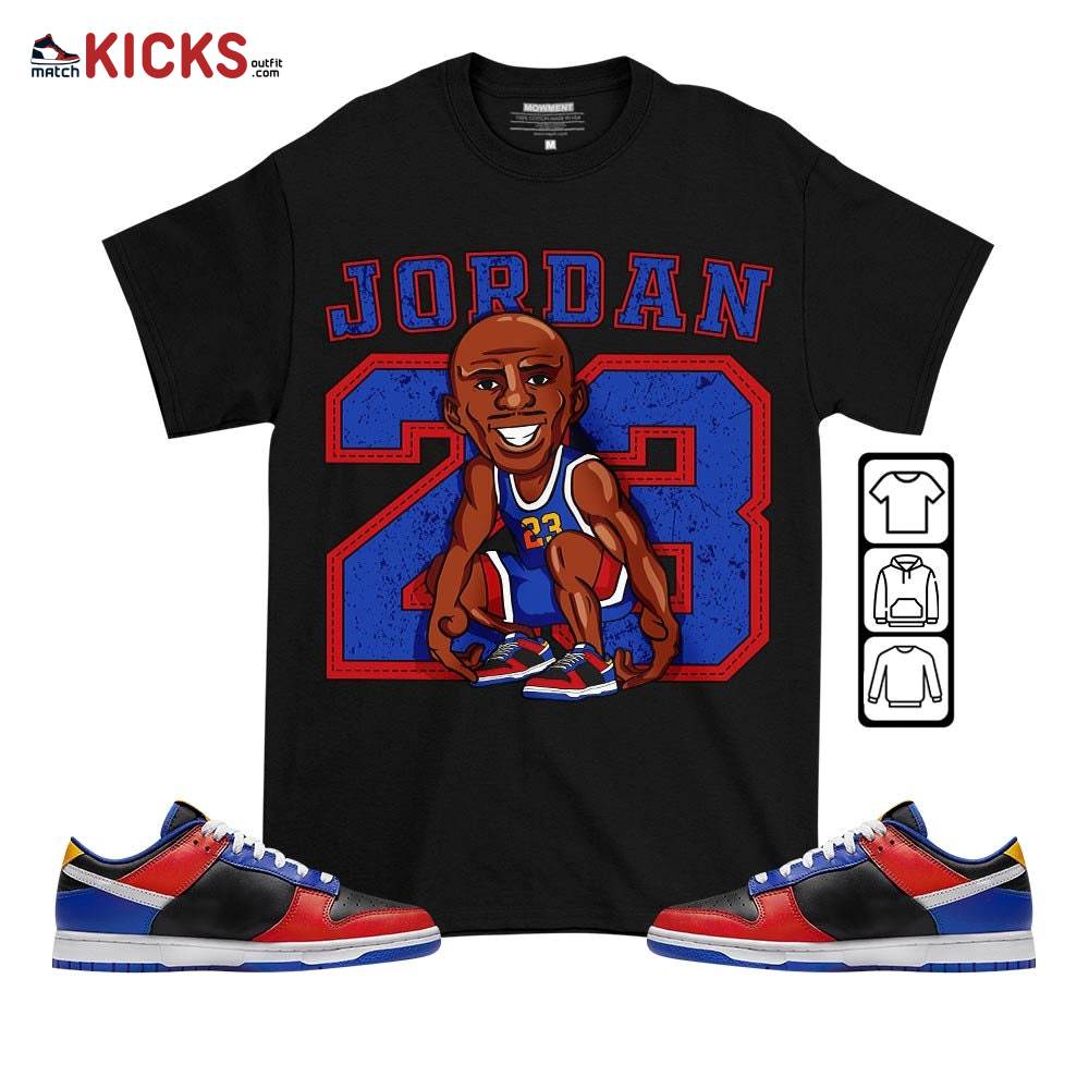 Jordan 23 Supperstar Sneaker Shirt Match Low TSU Tiger, Dunk Low TSU Tiger MKO T-Shirt