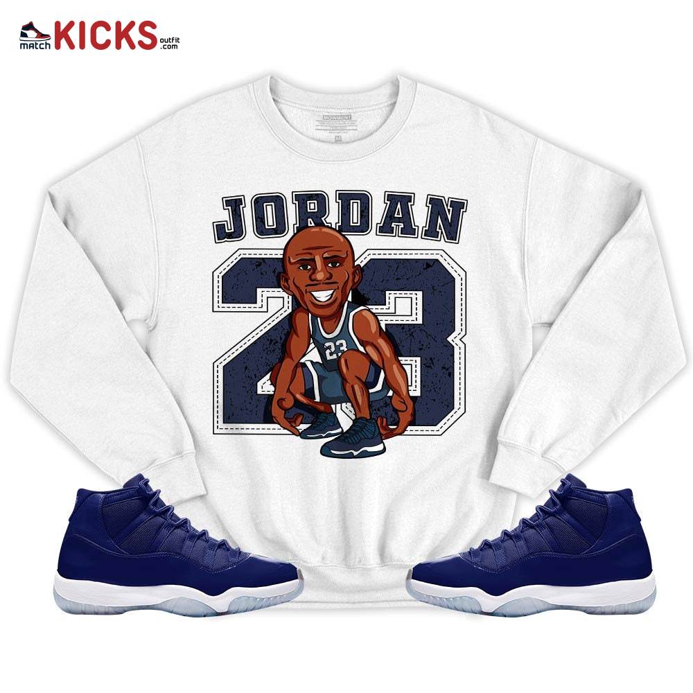 Jordan 23 Supperstar Sneaker Shirt Match Midnight Navy 11s, Jordan 11 Retro Midnight Navy MKO T-Shirt Jordan 23 Supperstar Sneaker Shirt Match Midnight Navy 11s, Jordan 11 Retro Midnight Navy MKO T-Shirt