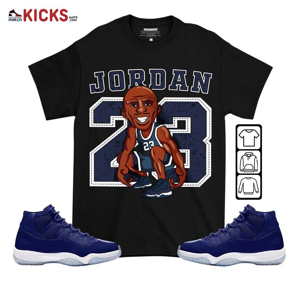 Jordan 23 Supperstar Sneaker Shirt Match Midnight Navy 11s, Jordan 11 Retro Midnight Navy MKO T-Shirt Jordan 23 Supperstar Sneaker Shirt Match Midnight Navy 11s, Jordan 11 Retro Midnight Navy MKO T-Shirt