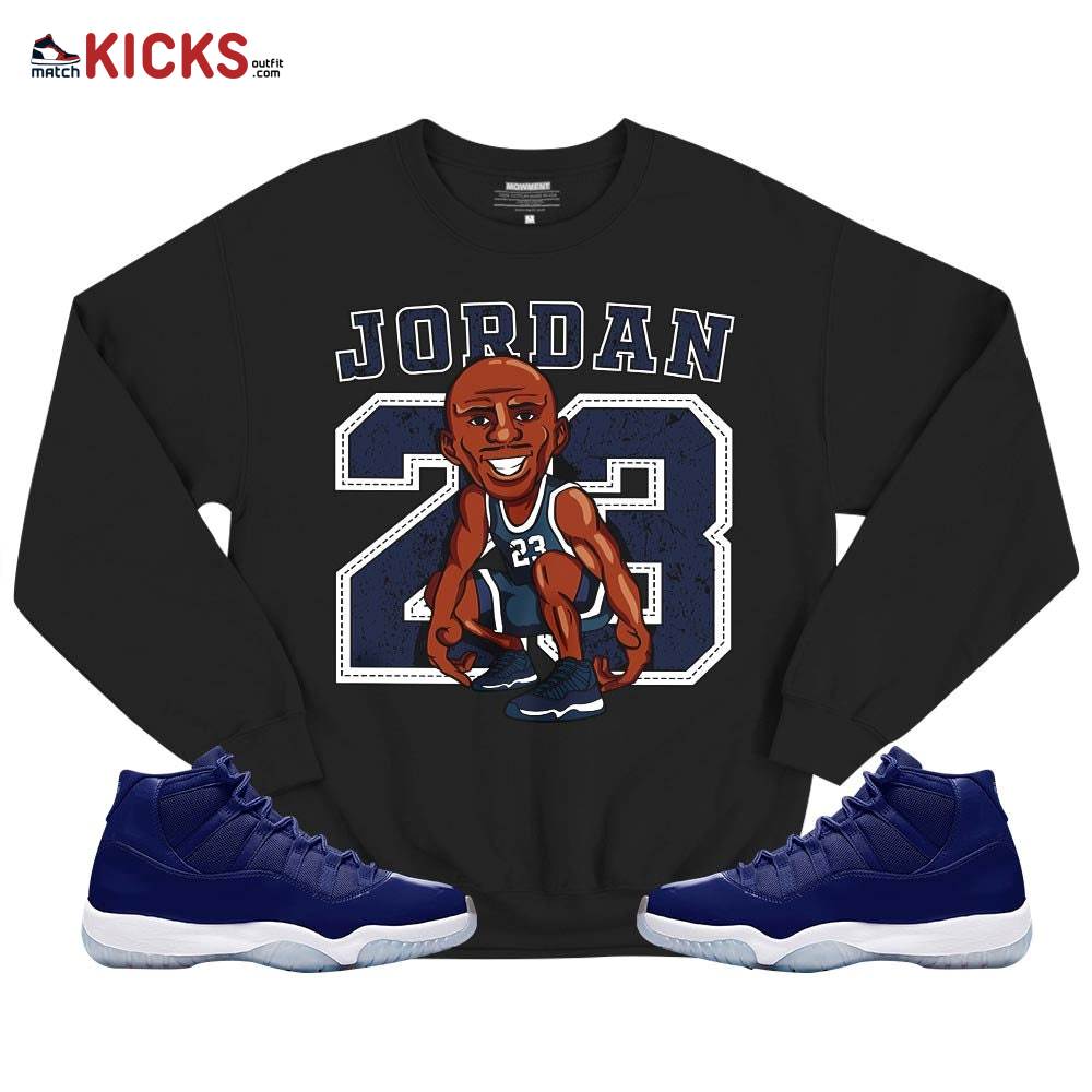 Jordan 23 Supperstar Sneaker Shirt Match Midnight Navy 11s, Jordan 11 Retro Midnight Navy MKO T-Shirt Jordan 23 Supperstar Sneaker Shirt Match Midnight Navy 11s, Jordan 11 Retro Midnight Navy MKO T-Shirt
