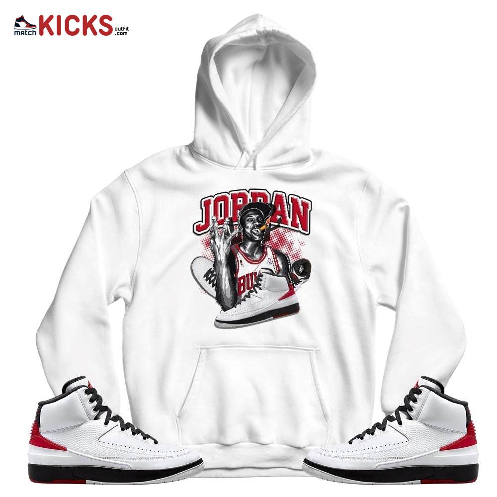 Jordan 23M Sneaker Shirt Match 2 Chicago Varsity Red, Jordan Retro 2 Chicago MKO T-Shirt Jordan 23M Sneaker Shirt Match 2 Chicago Varsity Red, Jordan Retro 2 Chicago MKO T-Shirt