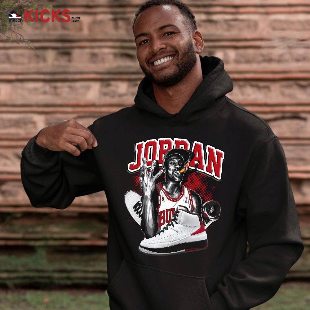 Jordan 23M Sneaker Shirt Match 2 Chicago Varsity Red, Jordan Retro 2 Chicago MKO T-Shirt Jordan 23M Sneaker Shirt Match 2 Chicago Varsity Red, Jordan Retro 2 Chicago MKO T-Shirt