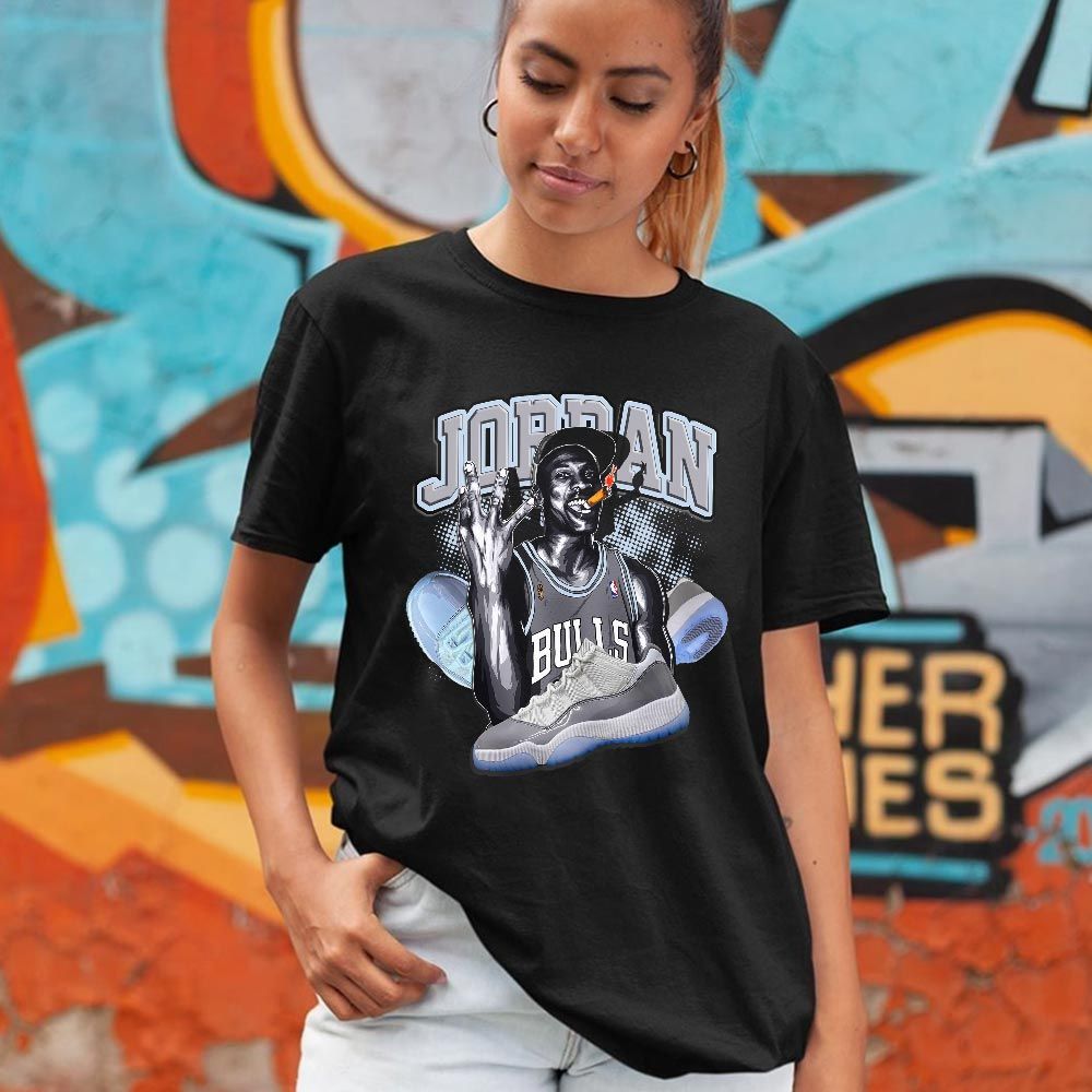 Jordan 23M Sneaker Shirt Match Cement Grey 11s, Jordan 11 Low Cement Grey MKO T-Shirt Jordan 23M Sneaker Shirt Match Cement Grey 11s, Jordan 11 Low Cement Grey MKO T-Shirt